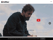 Tablet Screenshot of killtec.de